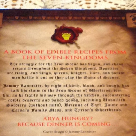 Parody Cookbook - Game of Scones - Picture 5 of 10